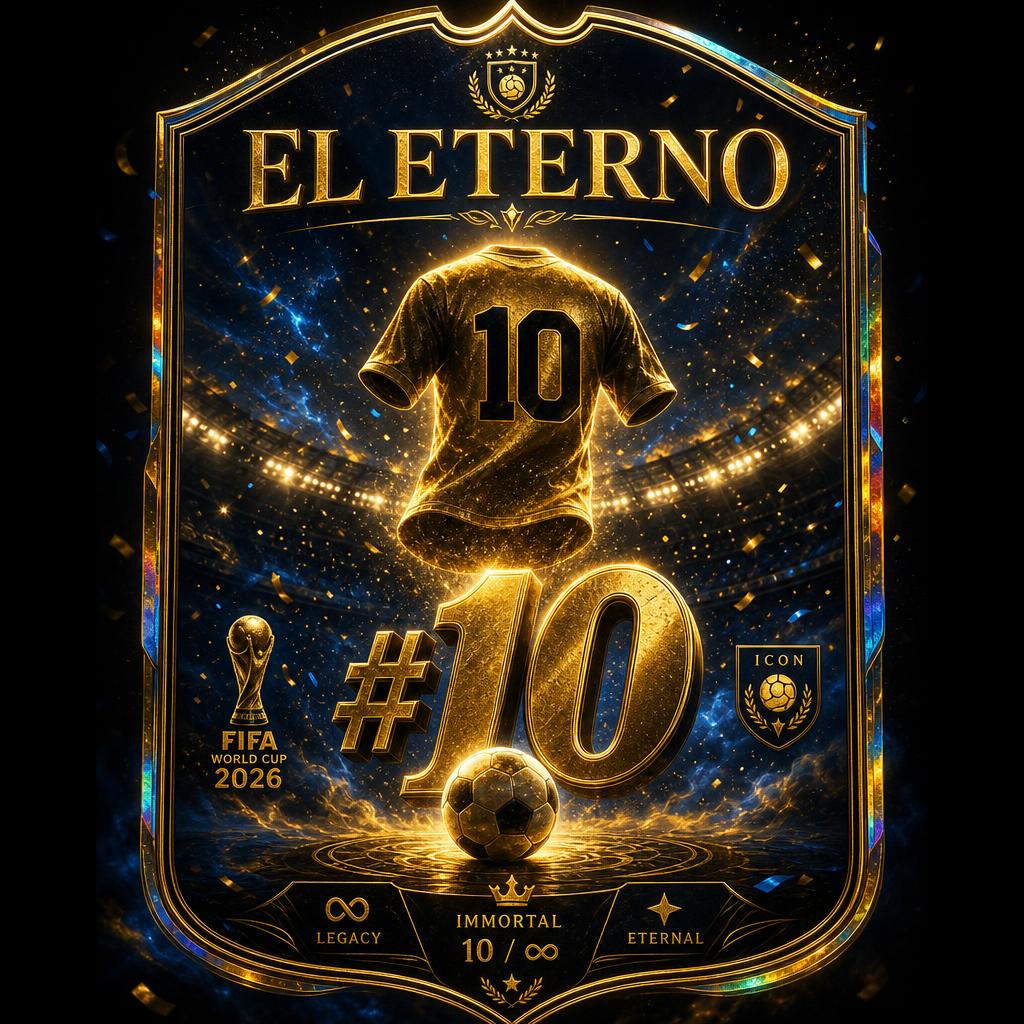 EL ETERNO #10 — Cromo Icono del Mundial 2026